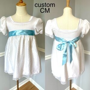 White babydoll style costume